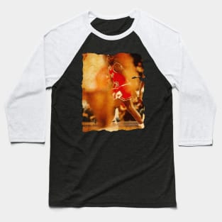 Basket - Jordan Pose vtg photo Baseball T-Shirt